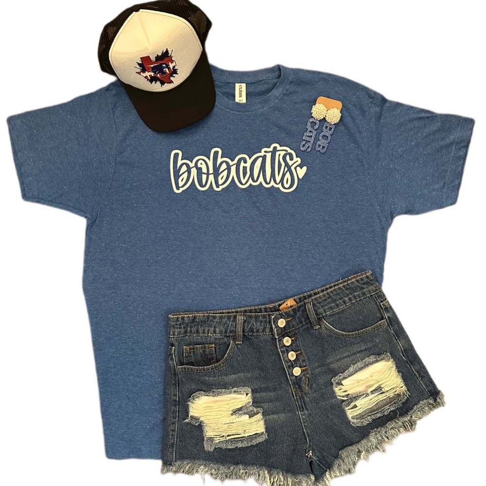 NEW! Royal Blue BOBCATS Tee (X-Large)